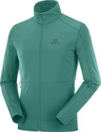 Kurtki męskie - Salomon Outrack Midlayer męska kurtka do biegania w terenie niebieski Pacific XL - miniaturka - grafika 1