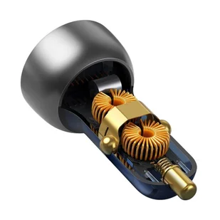 Baseus ładowarka samochodowa USB / USB Typ C 65 W 5 A SCP Quick Charge 4.0+ Power Delivery 3.0 ekran LCD przezroczysty (CCKX-C0A) - Ładowarki samochodowe - miniaturka - grafika 2