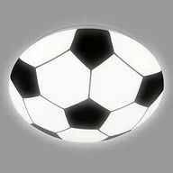 Lampy sufitowe - Briloner Lampa sufitowa Futbol, czarna/biała, Ø 27,5cm - miniaturka - grafika 1