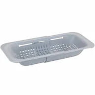 Suszarki do naczyń - Wenko Ociekacz teleskopowy do zlewu 36 - 50 cm, szary - miniaturka - grafika 1