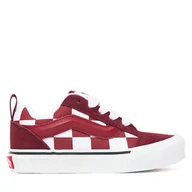 Buty dla dziewczynek - Tenisówki Vans Knu Skool VN000CYUBRD1 Bordowy - miniaturka - grafika 1