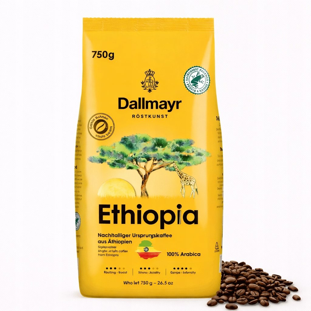 Dallmayr Ethiopia Arabica Kawa Ziarnista 750 g 100% Arabica