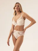 Majtki damskie - Majtki z wysokim stanem Blueberry Esotiq kremowy M - miniaturka - grafika 1