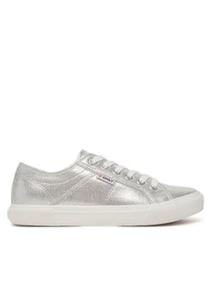 ONLY Shoes Tenisówki Nicola 15318574 Srebrny - Trampki damskie - miniaturka - grafika 1
