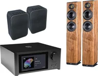 Kino domowe - NAD M10 V2 czarny + Vela FS407 orzech połysk + Pulse Flex 2i czarny - miniaturka - grafika 1