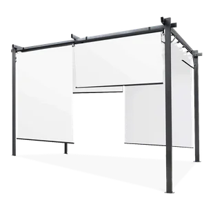 Zadaszenie na taras SPRINT PLUS 3x4 Anthracite/White - HARDMAISTER - Kratki i pergole - miniaturka - grafika 1