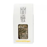 Herbata - Long Man Tea Lemon & Ginger Herbata zielona sypana 80 g - miniaturka - grafika 1