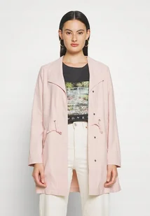 ONLY PŁASZCZ DAMSKI KLASYCZNY RÓŻOWY JESIENNY PRZEJŚCIOWY M - Płaszcze damskie - miniaturka - grafika 1