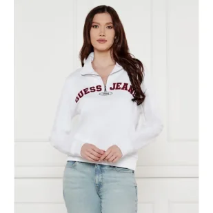 Guess Jeans Bluza Regular Fit - Bluzy damskie - miniaturka - grafika 1