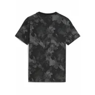 Odzież sportowa dziecięca - Młodzieżowa koszulka Essentials Camo z nadrukiem na całej powierzchni PUMA Black - miniaturka - grafika 1
