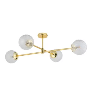 Cadix lampa sufitowa 4-punktowa złota 4607 - Lampy sufitowe - miniaturka - grafika 1