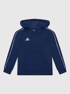 Bluzy dla chłopców - Adidas Bluza Core 18 CV3430 Granatowy Regular Fit - grafika 1