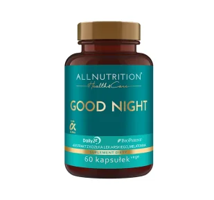 ALLNUTRITION GOOD NIGHT SUPLEMENT DIETY 60 KAPSUŁEK - Układ nerwowy ALLNUTRITION GOOD NIGHT SUPLEMENT DIETY 60 KAPSUŁEK - Układ nerwowy - miniaturka - grafika 1