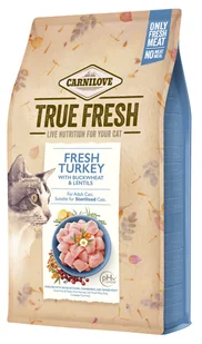 CARNILOVE True Fresh Cat Turkey 340g - Sucha karma dla kotów - miniaturka - grafika 3