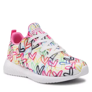 Sneakersy damskie - SKECHERS Sneakersy Starry Love 117092/WMLT White/Multi - grafika 1