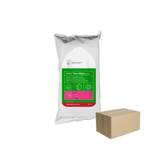 Alkoholowe chusteczki do szybkiej dezynfekcji i mycia Velox Duo Wipes Tea Tonic flow pack 50szt x 15op - Dezynfekcja - miniaturka - grafika 1