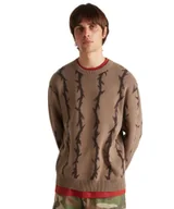 Bluzy męskie - Bluza Vans SKATE THORN CREW VN000M8R1NU Walnut L - miniaturka - grafika 1