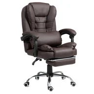 Fotele i krzesła biurowe - Fotel Biurowy NBK003 BRĄZOWY - miniaturka - grafika 1