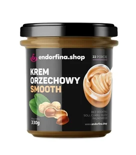 Krem orzechowy – 100% Smooth 330g Endorfina.shop - Słodkie kremy i masła - miniaturka - grafika 1