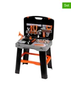Zabawy w naśladowanie dorosłych - Smoby Stół warsztatowy "Black+Decker" w kolorze czarnym w walizce - 3+ - miniaturka - grafika 1