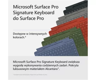 Microsoft Surface Signature Pro Keyboard Czarny - Części i akcesoria do laptopów - miniaturka - grafika 3