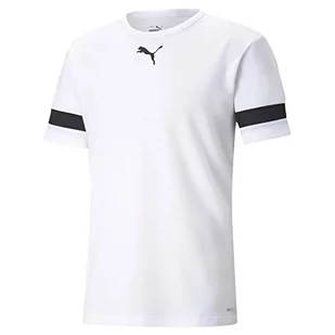PUMA PUMA Koszulka męska Teamrise Jersey Puma White-puma Black-puma White M 704932 - Koszulki męskie - miniaturka - grafika 1