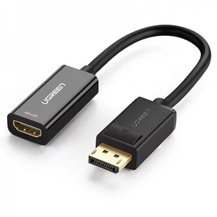 Ugreen Adapter, kabel DisplayPort (męski) - HDMI (żeński) UGREEN MM137, FullHD (czarny) UGR378 - Kable komputerowe i do monitorów - miniaturka - grafika 1