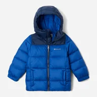 Kurtki i płaszcze dla chłopców - Kurtka chłopięca zimowa Columbia Puffect Hooded Jacket 2096273433 86 Niebieska (195981109092) - miniaturka - grafika 1