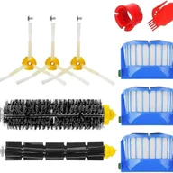 Akcesoria do robotów sprzątających - 10-częściowy zestaw akcesoriów do robota odkurzającego Roomba serii 600 – szczotki boczne, filtry, szczotka ceramiczna i wiele innych - miniaturka - grafika 1