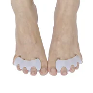 Pielęgnacja stóp - Separatory żelowe na trzy palce osłony na palce młotkowate - miniaturka - grafika 1
