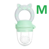 Gryzaki dla dzieci - Gryzak smoczek do podawania pokarmu na owoce i warzywa BLW MIĘTOWA ŚWINKA M - miniaturka - grafika 1