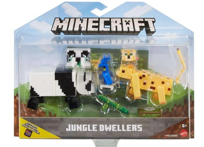 MINECRAFT 2-pak Figurek Mieszkańcy Dżungli