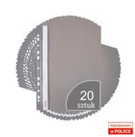 Teczki i skoroszyty - Biurfol SKOROSZYT TWARDY ZAWIESZANY A4 SZARY /20/ - miniaturka - grafika 1