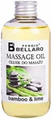 Olejki i świece do masażu - Olejek do Masażu Bamboo & Lime, Fergio Bellaro, 200ml - miniaturka - grafika 1