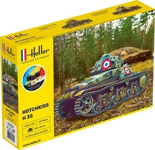 Heller STARTER KIT HOTCHKISS (z farbami) 57132 - Modele do sklejania - miniaturka - grafika 1