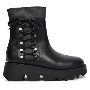 Botki Fly London Zakufly P145313000 Czarny - Botki damskie - miniaturka - grafika 1