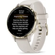 Smartwatch - Garmin Venu 3S 41mm Beżowy - miniaturka - grafika 1