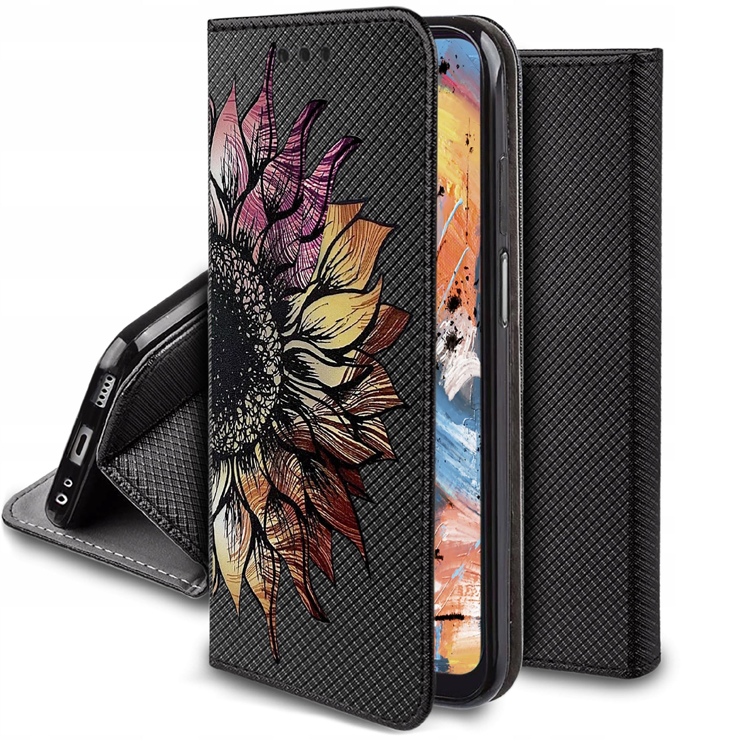 Etui do Honor X7A MAGNET WZORY CASE PORTFEL + SZKŁO OCHRONNE 9H
