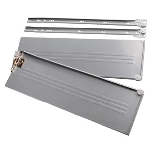 SZUFLADA WYSOKA METALBOX SZARY AMIX MB/150 H-150 mm L-550 mm - Meble modułowe i akcesoria - miniaturka - grafika 1