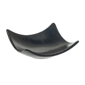 Świeczniki - Świecznik Square mały J1432 12,5 x 12,5 cm czarno-srebrny - miniaturka - grafika 1