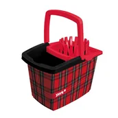 Miotły, szufle, mopy - York Wiadro z wyciskaczem Krata 15 l - miniaturka - grafika 1