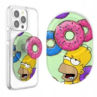 Uchwyty samochodowe do telefonów - UCHWYT DO TELEFONU MAGNETYCZNY MAGSAFE GRIP SKŁADANY UNIWERSALNY SIMPSONS - miniaturka - grafika 1