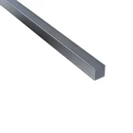 Inne materiały budowlane - Standers Ceownik aluminiowy 1m 15x15x1 mm srebrny - miniaturka - grafika 1