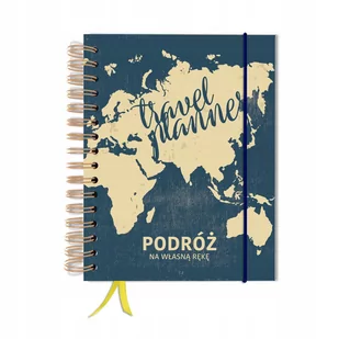 Planer podróży notes podróżnika pamiętnik dziennik - Szkolne artykuły papiernicze - miniaturka - grafika 1