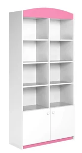 Regał Dla Dziecka Dziewczynki Różowy Biały 90 Cm - Półki i regały dla dzieci - miniaturka - grafika 1