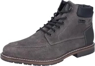 Półbuty męskie - Rieker Męskie buty sznurowane 13744, szare, 44 EU, szary, 44 EU - miniaturka - grafika 1