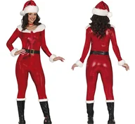 Stroje karnawałowe - Strój Mikołajka kombinezon czerwony-S - miniaturka - grafika 1