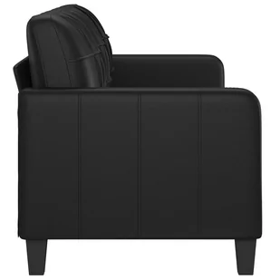 3-osobowa sofa, czarna, 180 cm, obita sztuczną skórą Lumarko! - Sofy i kanapy 3-osobowa sofa, czarna, 180 cm, obita sztuczną skórą Lumarko! - Sofy i kanapy - miniaturka - grafika 5