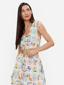 Koszulki i topy damskie - Seafolly Top Wish You Were Here 55177-TO Kolorowy Regular Fit - miniaturka - grafika 1