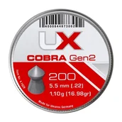 Osprzęt do wiatrówek - Śrut diabolo UX Cobra gen 2. 5,5 mm 200 szt. - miniaturka - grafika 1